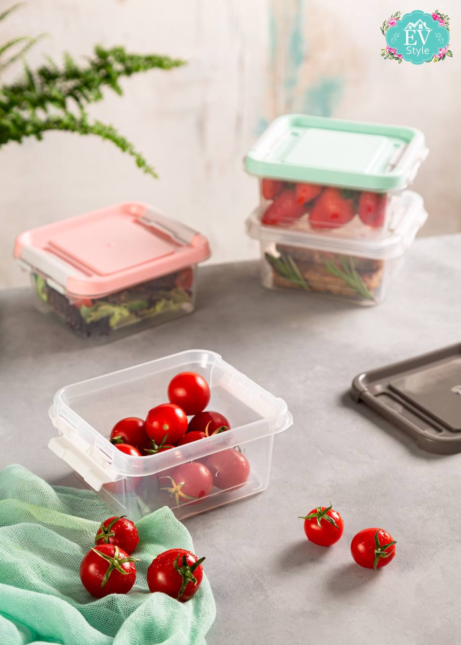 ظرف ماکروفري و فريزري مربع کوتاه - تصویر 2