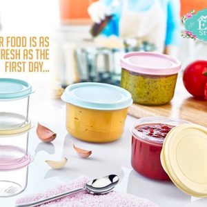 ظرف ميني گرد سه عددي